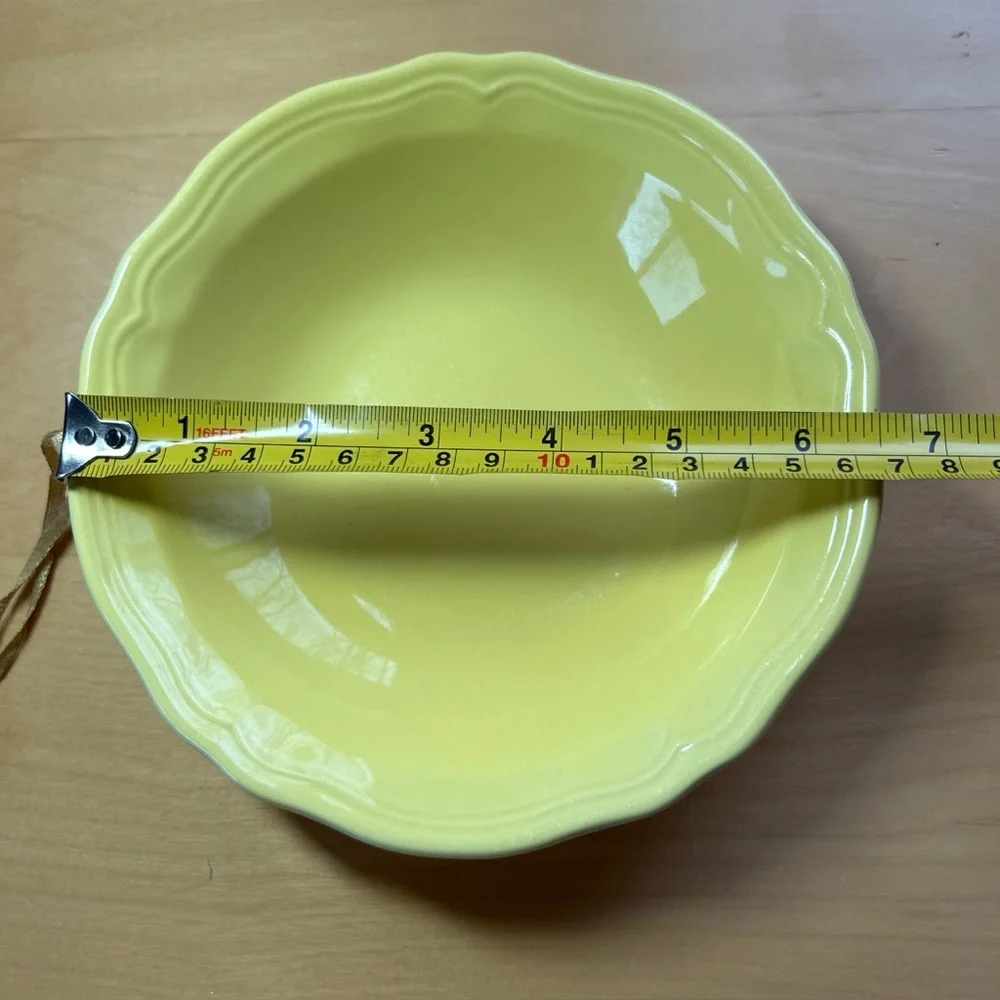 Vintage Set of 2 Buttercup Federalist Ironstone Soup Cereal Berry Bowls 4239